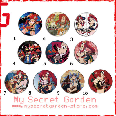 Tengen Toppa Gurren Lagann 天元突破グレンラガン Anime Pinback Button Badge Set 1a or 1b ( or Hair Ties / 4.4 cm Badge / Magnet / Keychain Set )